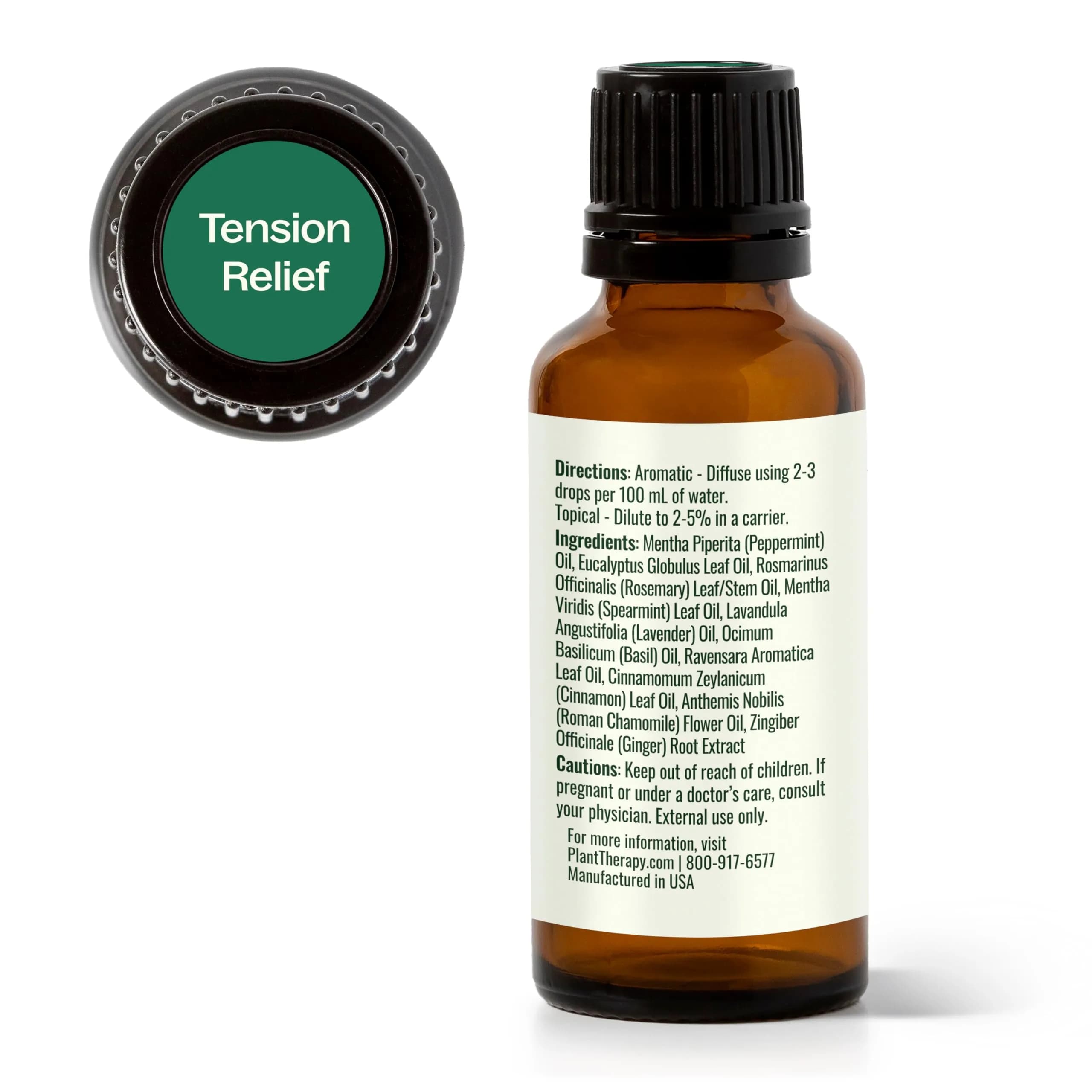 Plant Therapy Tension Relief Essential Oil Blend 30ml (1 Fl Oz) | Aromatherapy for Stress & Head Tension - view 8