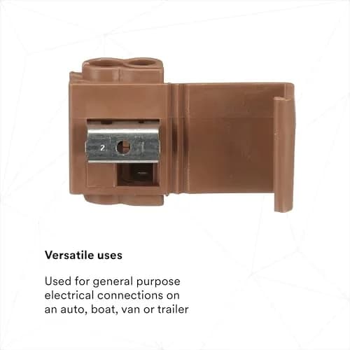 3M Scotchlok Electrical IDC Connector 567-POUCH, Brown, Bag of 100 | 600V Rated for Building Wire thumbnail 4