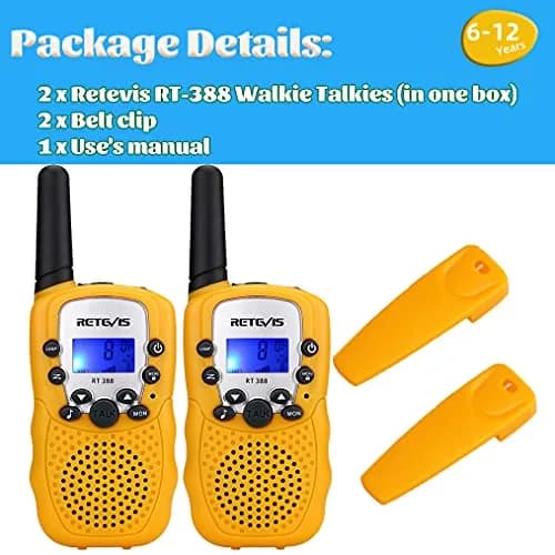 Retevis RT388 Walkie Talkies for Kids | 22 Channels, Long Range, Night Play, 4-12 Years thumbnail 7