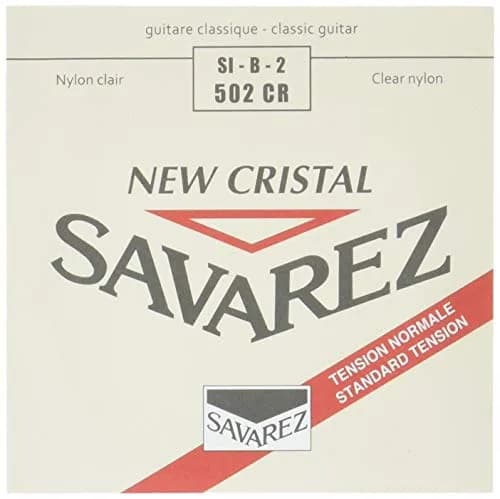 Savarez Classical Guitar Strings Cristal 502CR .0327" | Clear Nylon, Normal Tension, Single String thumbnail 1