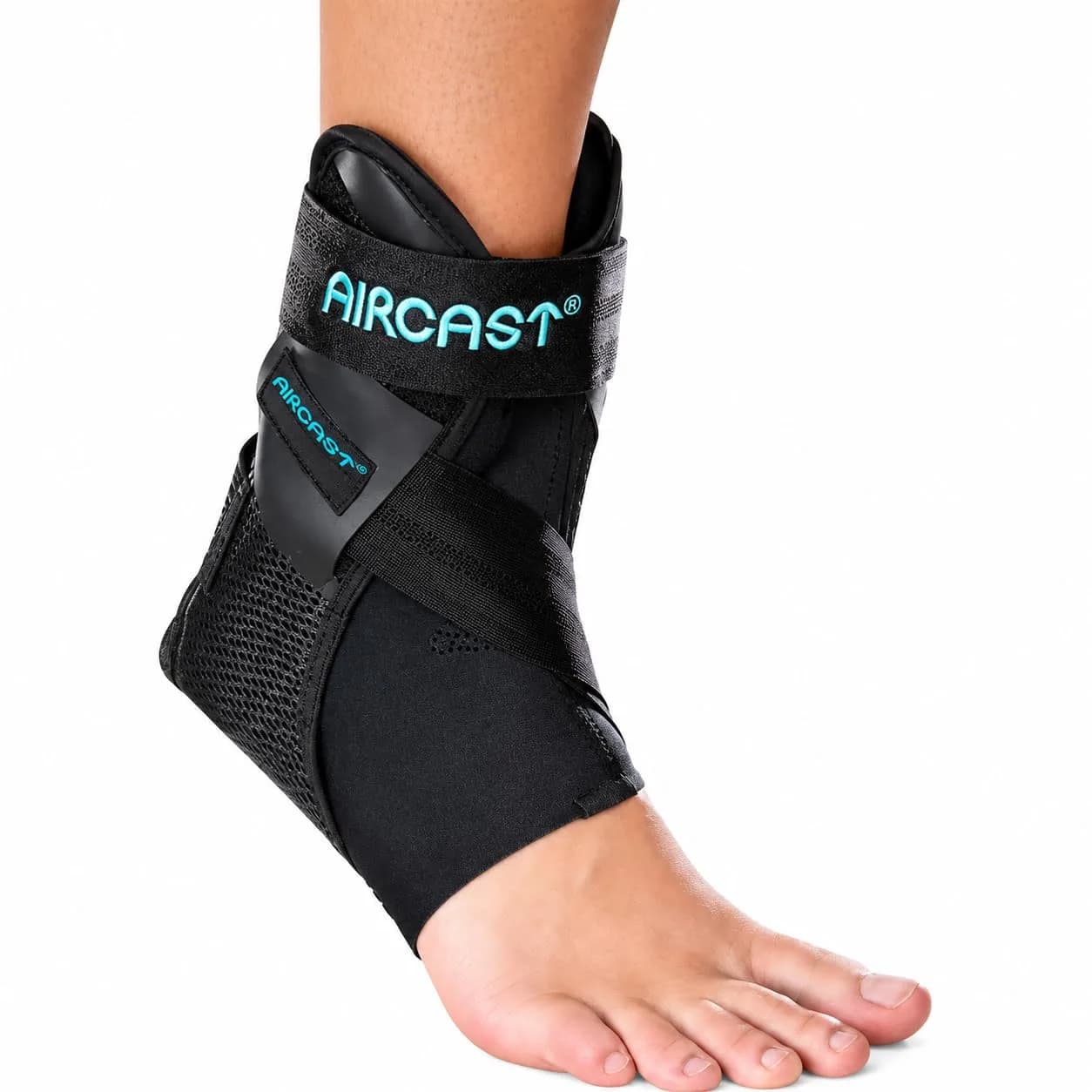 AIRCAST Airlift PTTD Ankle Support Brace, Right Foot, Medium | Adjustable ankle support for posterior tibial tendons — Medium