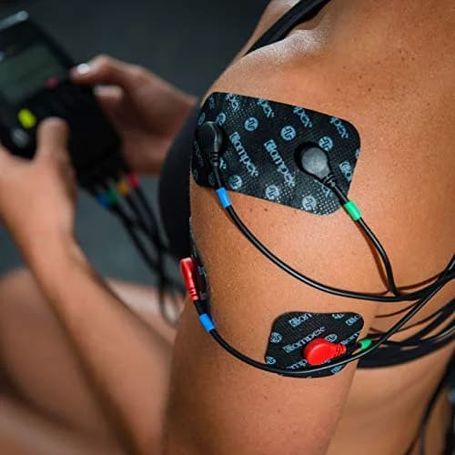 Compex Easy Snap- 2" x 2" Electrodes 4 Pack | Medical-Grade Adhesive for Muscle Stimulation thumbnail 2