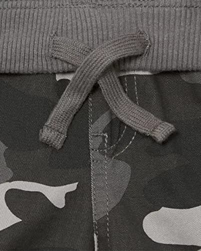 The Children's Place Baby Boys Cargo Pants Steamboat 4T | Durable Cotton Twill, Easy Pull-On Fit thumbnail 2