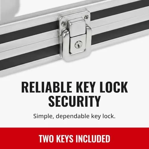 Vaultz Locking Storage Clipboard with Key Lock, Black | Secure Office & Field Organizer thumbnail 4