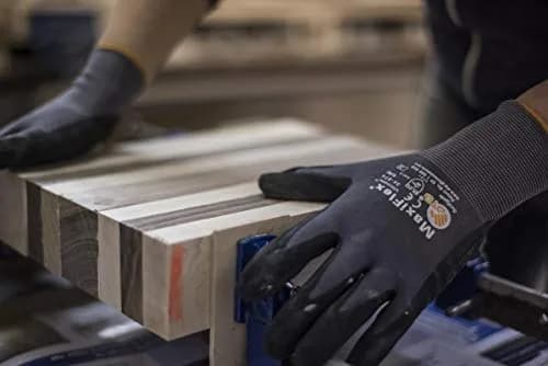 MaxiFlex 34-874 Ultimate Nitrile Grip Work Gloves Sizes S-XL (Pack of 3) | Breathable, Precise Handling, USA Import thumbnail 4