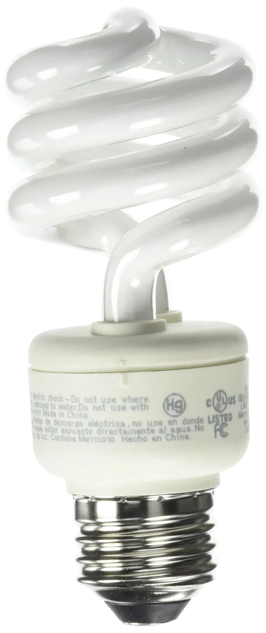 EcoSmart 14W (60W) Spiral CFL Bulb 4-Pack | Soft White, UL Listed, Energy Star