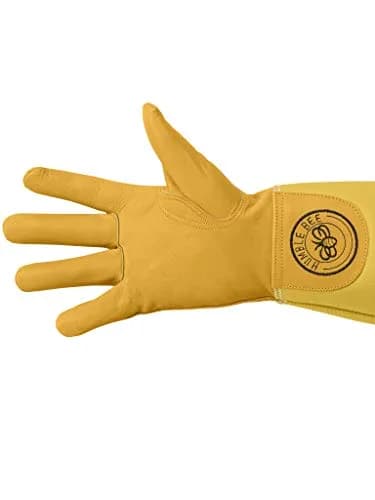 Humble Bee Cowhide Beekeeping Gloves with Reinforced Cuffs | Extra Strength Bee Protection thumbnail 4
