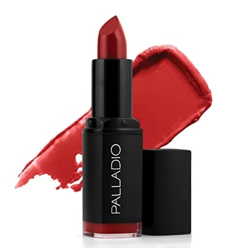 Palladio Herbal Matte Lipstick, Creamy & Long Lasting, Red Carpet | Vegan, Hydrating, Full Coverage thumbnail 1