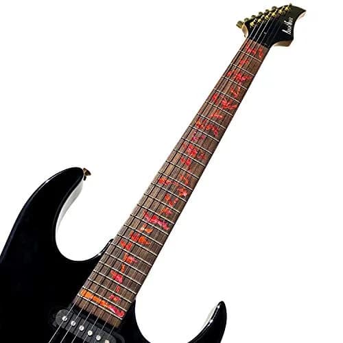 Inlaystickers Tree of Life Fret Markers for Guitars - Abalone Red | Real Inlay Look thumbnail 4
