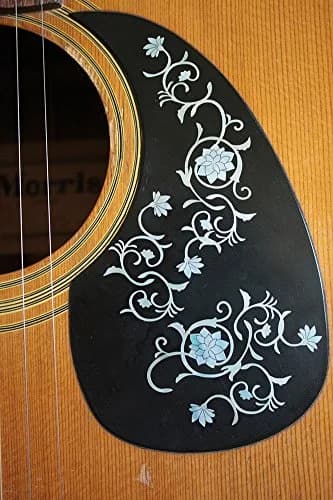 Inlaystickers Oriental Flower WT SET Perfect for Guitar and Bass Inlay Sticker | Real Shell Material, White, Floral thumbnail 3