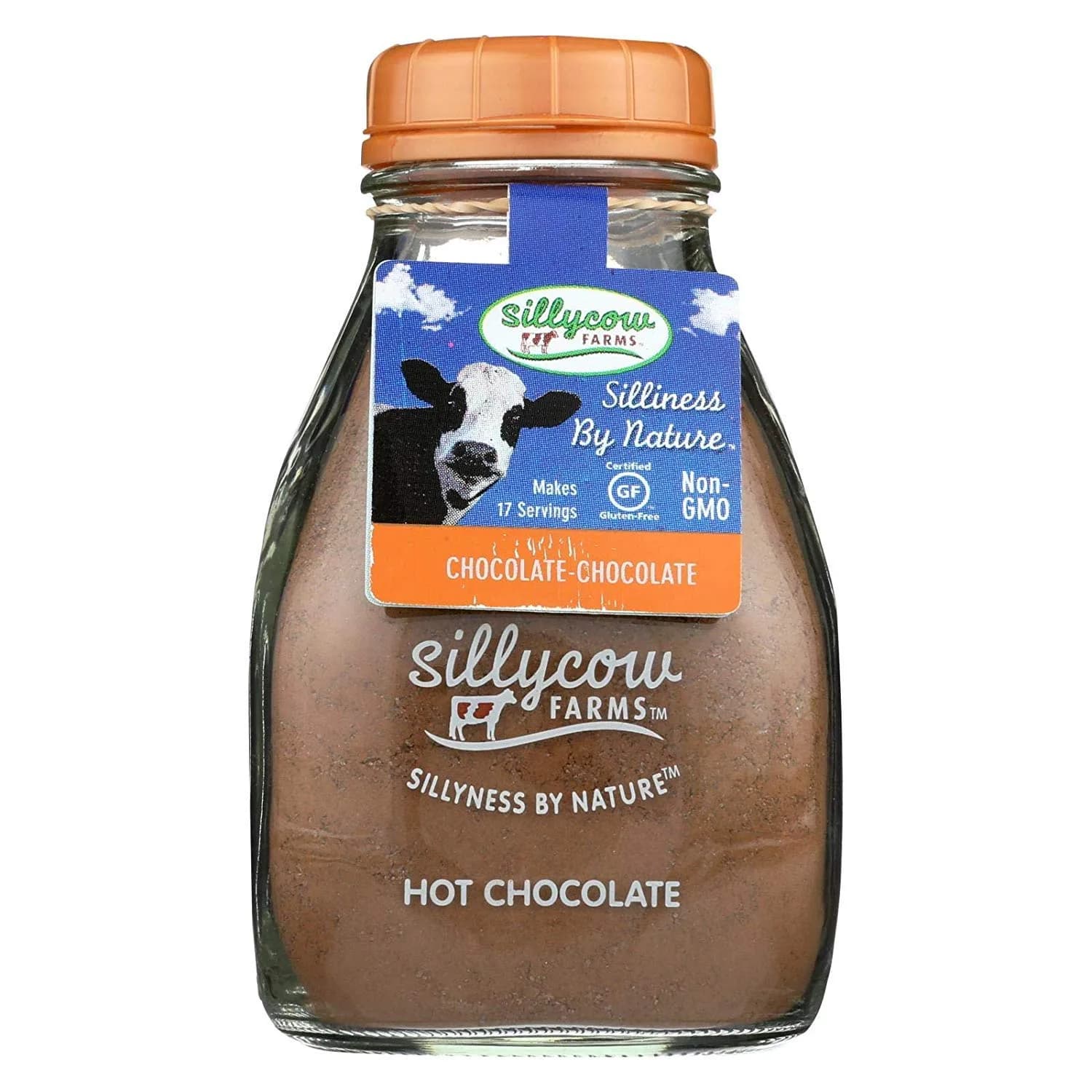 Silly Cow Farms Hot Choc Mix 1.05 Pound | Rich Chocolate Flavor, Easy to Prepare, USA Import - main product image