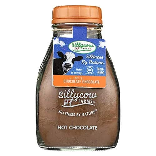 Silly Cow Farms Hot Choc Mix 1.05 Pound | Rich Chocolate Flavor, Easy to Prepare, USA Import thumbnail 1