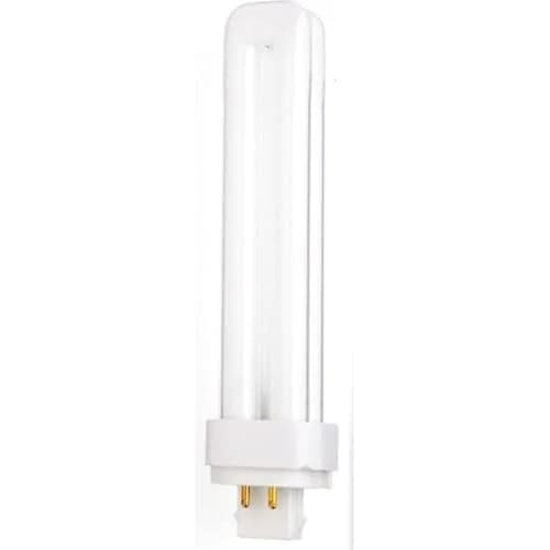 Sylvania 20673 Double Tube CFL Bulb 26W 3500K Neutral White G24q-3 Base | 20,000 Hour Life, Energy Efficient thumbnail 1