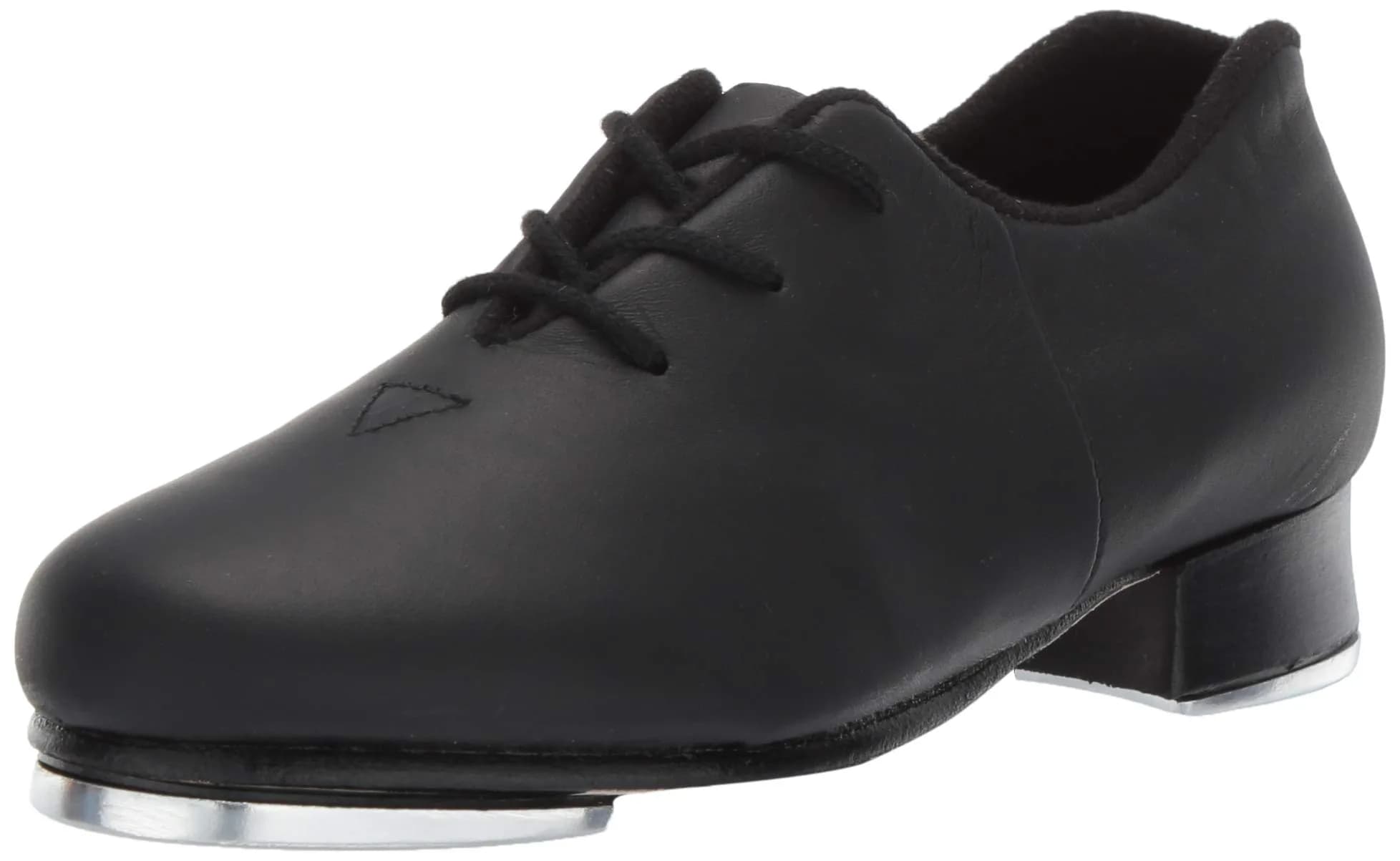 Bloch Audeo Jazz Tap Athletic Shoe for Girls | Leather, Black, 1 Medium US Little Kid