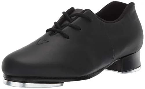 Bloch Audeo Jazz Tap Athletic Shoe for Girls | Leather, Black, 1 Medium US Little Kid thumbnail 1