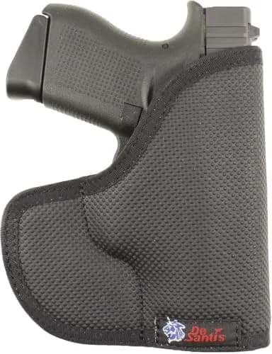DeSantis Gun Holster for Glock 42 | Ambidextrous Pocket Concealed Carry, Black | Made in USA thumbnail 1