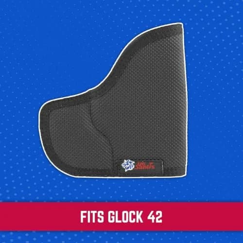 DeSantis Gun Holster for Glock 42 | Ambidextrous Pocket Concealed Carry, Black | Made in USA thumbnail 3
