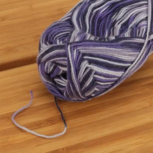 BambooMN JubileeYarn Cotton Select Yarn - Blueberry Pie | Sport Weight, 8 Skeins, Soft Cotton thumbnail 3