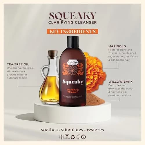 Uncle Funky's Daughter Squeaky Clarifying Cleanser 8 oz | Tea Tree & Willow Bark for Scalp Detox thumbnail 3