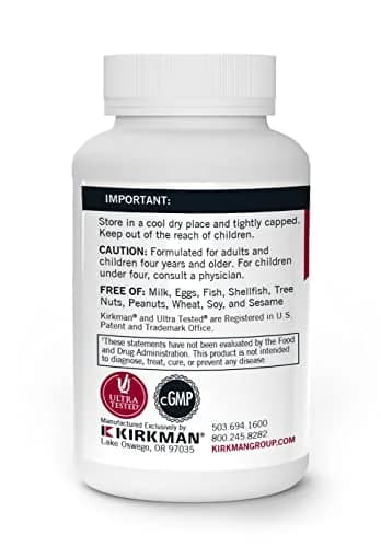 Kirkman Alpha Lipoic Acid 25 mg | Antioxidant Support for Cell & Tissue Protection thumbnail 3