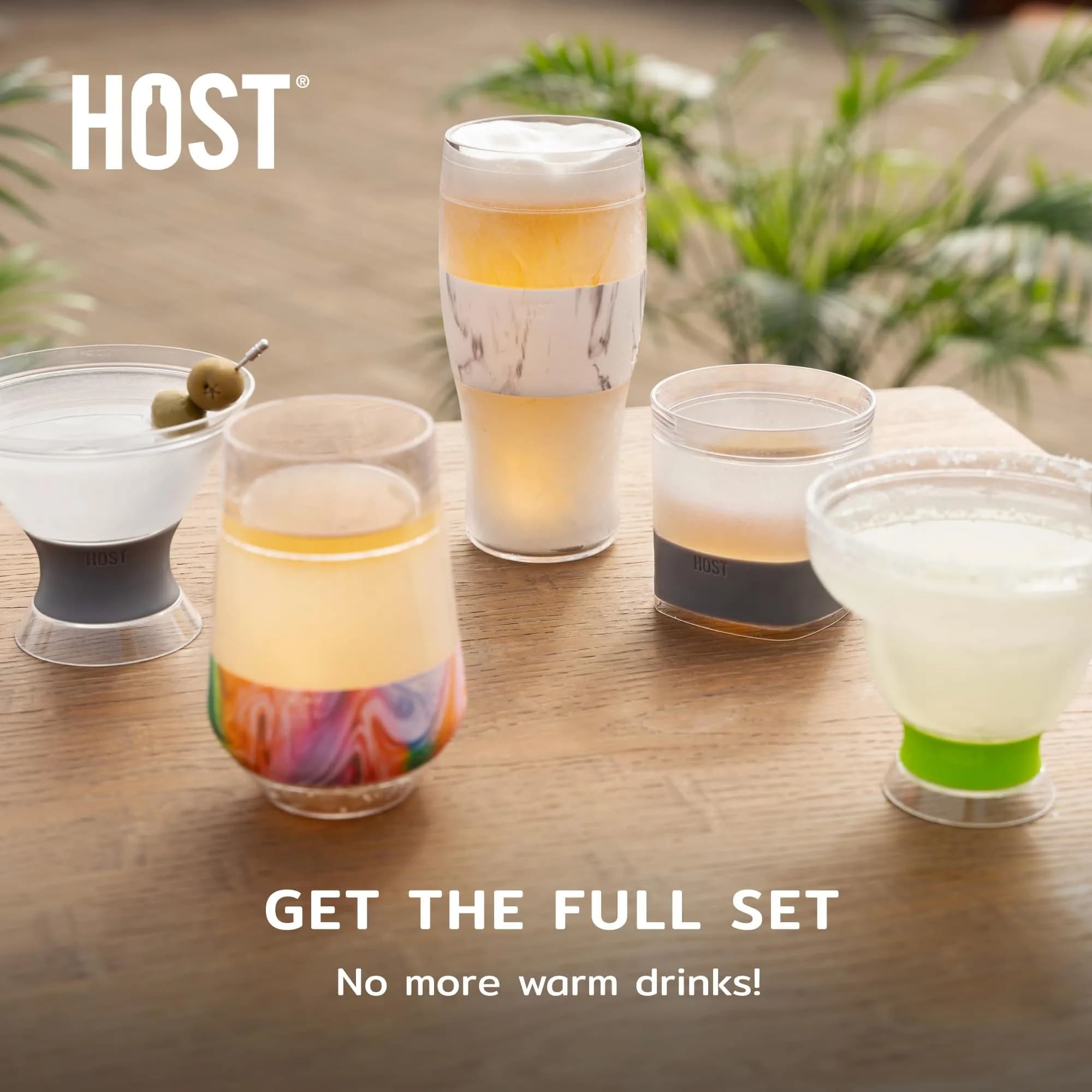 Host Freeze Beer Glasses, 16oz (473ml) Grey Pint Set | Keeps Beer Ice Cold for 2 Hours - view 7
