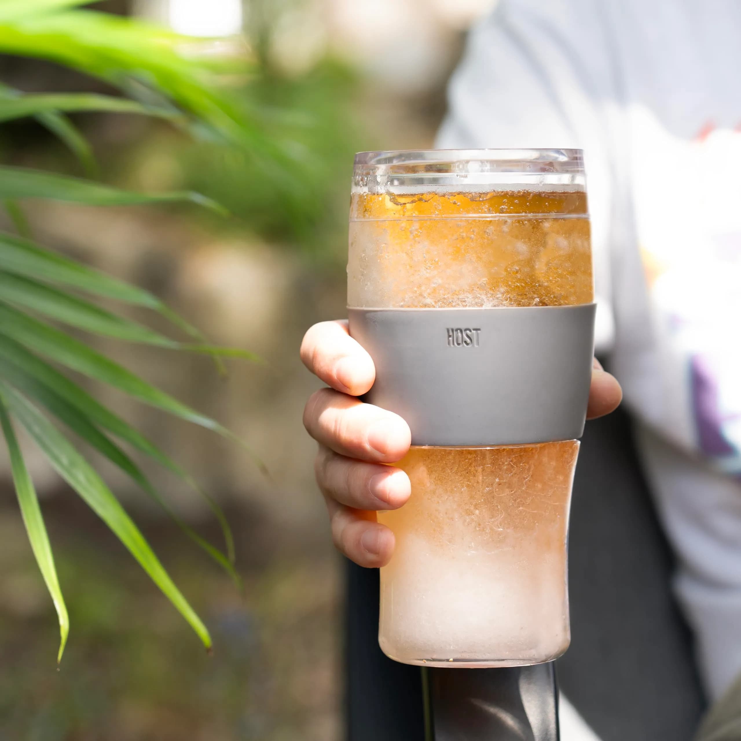 Host Freeze Beer Glasses, 16oz (473ml) Grey Pint Set | Keeps Beer Ice Cold for 2 Hours - view 9