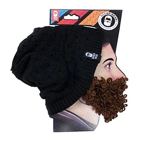 Beard Head Curly Atticus Beard Hat - Original Slouchy Beanie and Removable Beard | Warm, Funny & Functional thumbnail 2