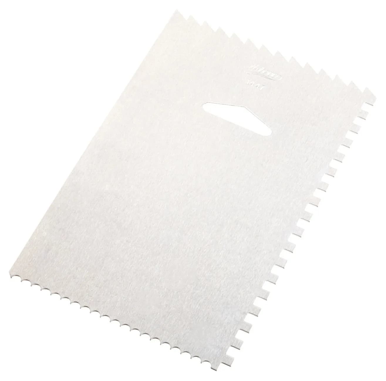 Ateco Decorating Comb & Icing Smoother (2) | Aluminum Cake Decorating Tool for Cakes & Pastries