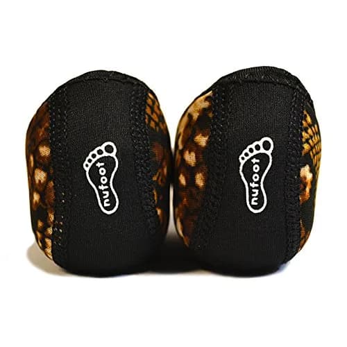 Nufoot Ballet Flats Fuzzies Women's Slippers, Foldable, Flexible Flat, Gold Snake, Medium | Indoor Comfort & Travel Friendly thumbnail 6