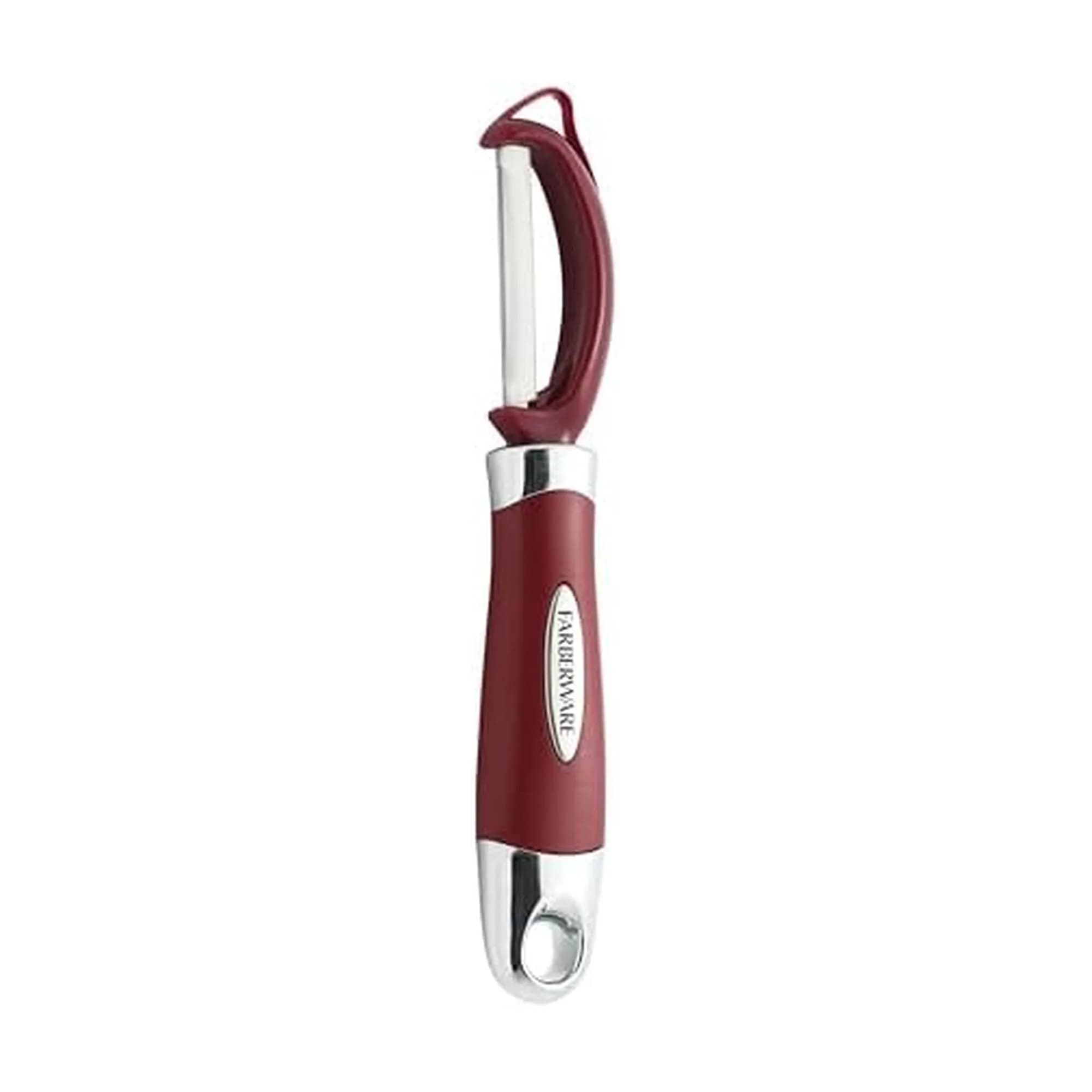 Farberware Pro Red Euro Peeler with Sharp Swivel Blade & Ergonomic Handle - main product image