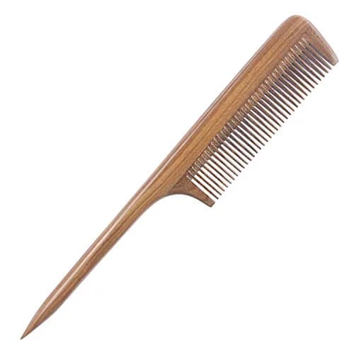 Breezelike Hair Combs for Styling, Fine Tooth Wooden Tail Comb for Women | Natural Sandalwood, Detangling & Stress Relief thumbnail 5