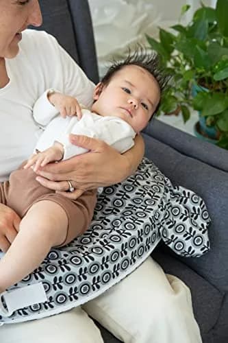 My Brest Friend Original Nursing Pillow - Midnight Poppy | Ergonomic Support for Breastfeeding & Bottle Feeding thumbnail 6