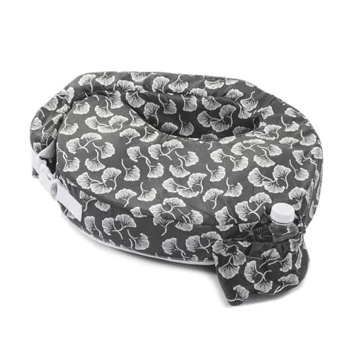 My Brest Friend Original Nursing Pillow Grey Flowing Fans | Ergonomic Support for Mom & Baby thumbnail 2