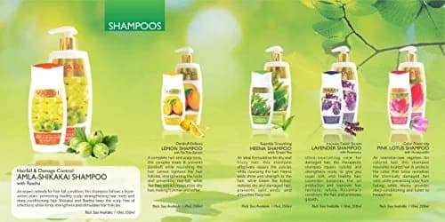 Vaadi Herbals Intensive Repair Shampoo with Lavender & Rosemary 710ml (23.6 Fl Oz) | Natural, Sulfate-Free Formula thumbnail 2