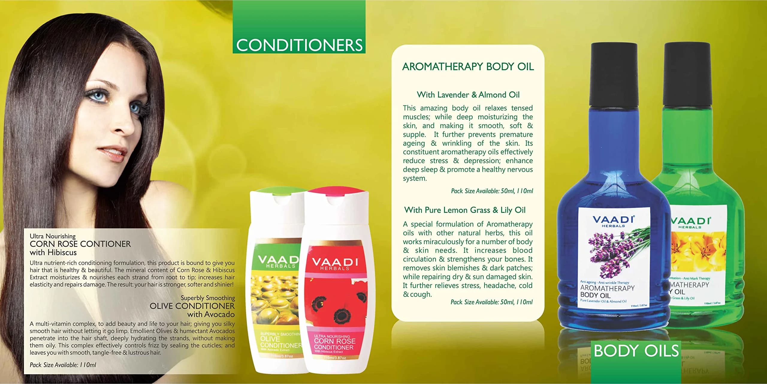 Vaadi Herbals Lemon with Tea Tree Extract Shampoo - Dandruff Defense - 700ml (23.6 Fl Oz) - All Hair Types - view 3