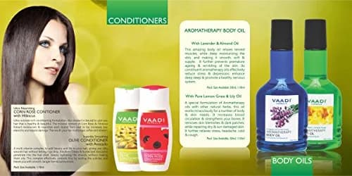 Vaadi Herbals Lemon with Tea Tree Extract Shampoo - Dandruff Defense - 700ml (23.6 Fl Oz) - All Hair Types thumbnail 3