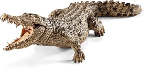 Schleich Wild Life Crocodile Toy Figurine with Movable Jaw | Realistic Animal Play for Ages 3+ thumbnail 8
