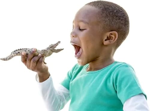 Schleich Wild Life Crocodile Toy Figurine with Movable Jaw | Realistic Animal Play for Ages 3+ thumbnail 3