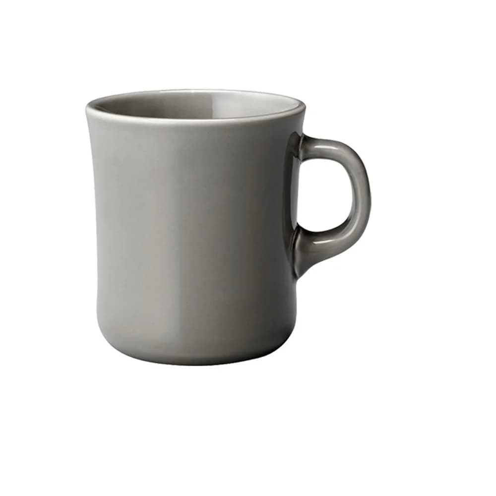 Kinto SCS Mug 13.5 fl oz (400 ml) Gray | Thick Porcelain Coffee Mug for Microwave & Dishwasher