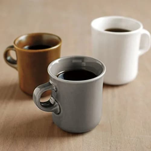 Kinto SCS Mug 13.5 fl oz (400 ml) Gray | Thick Porcelain Coffee Mug for Microwave & Dishwasher thumbnail 2