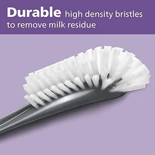 Philips Avent Baby Bottle and Nipple Brush, Gray | Cleans Bottles & Nipples Effectively thumbnail 5