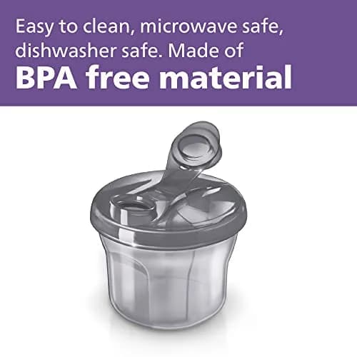 Philips Avent Formula Dispenser and Snack Cup, Grey | 260ml (9oz) Capacity | BPA-Free, Dishwasher Safe thumbnail 6