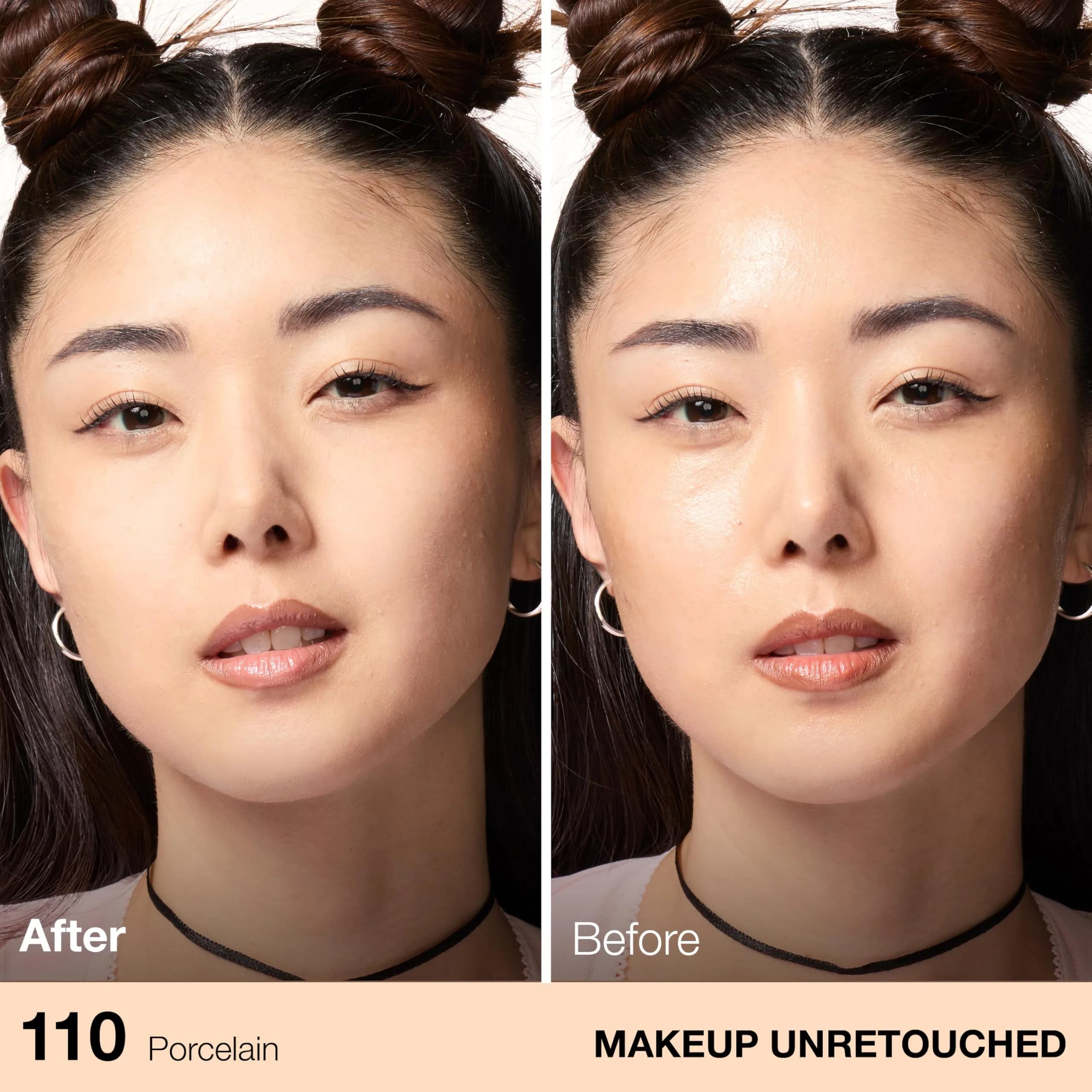 Maybelline Fit Me Matte + Poreless Pressed Powder 110 Porcelain, 0.29 Oz | Controls Shine for Oily Skin - view 3