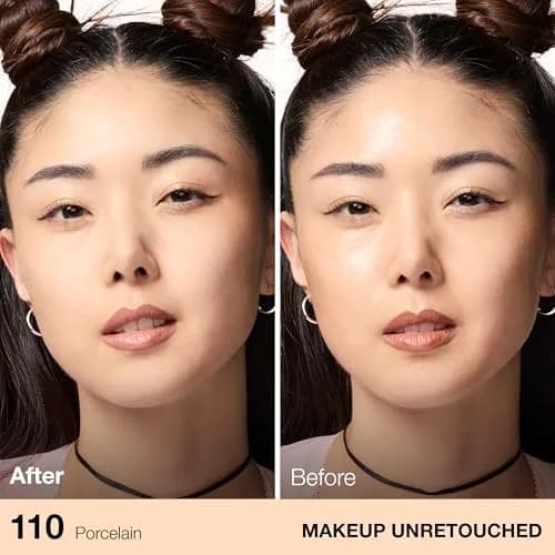 Maybelline Fit Me Matte + Poreless Pressed Powder 110 Porcelain, 0.29 Oz | Controls Shine for Oily Skin thumbnail 3