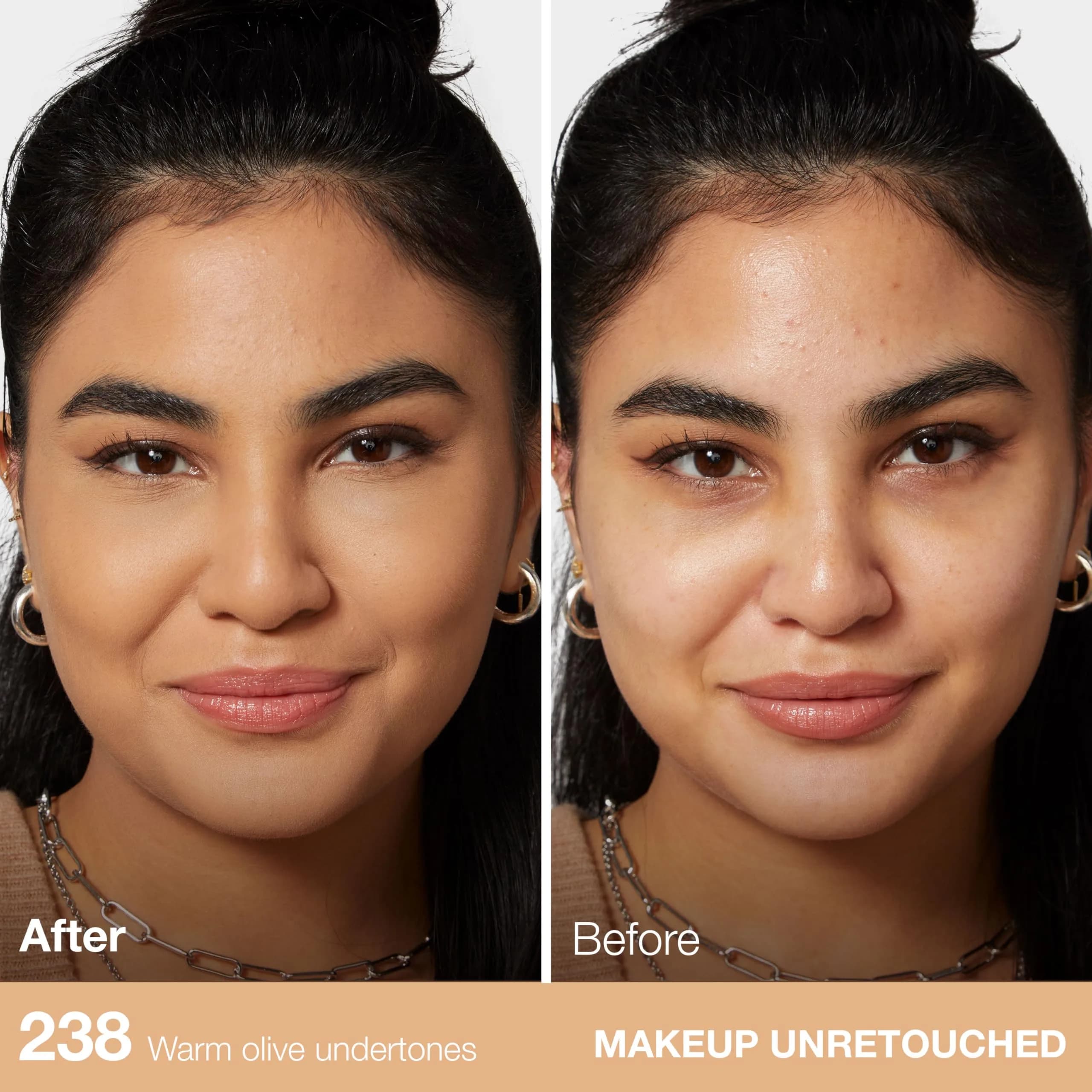 Maybelline Fit Me Matte + Poreless Liquid Foundation, 238 Rich Tan, 1 Fl Oz | Oil-Free, Pore Minimizing - view 2