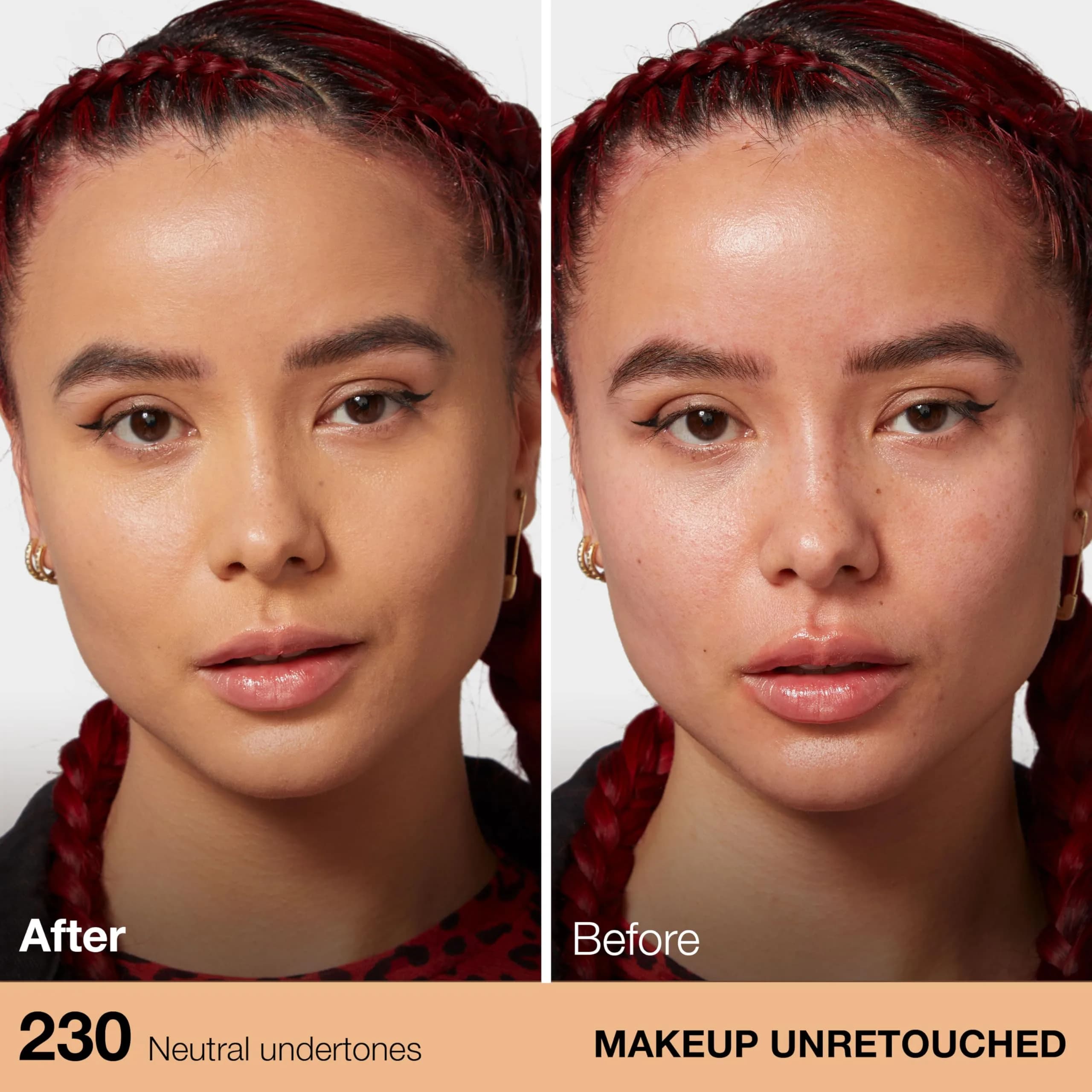 Maybelline Fit Me Matte + Poreless Liquid Foundation, Natural Buff (230), 1 Fl Oz - view 2