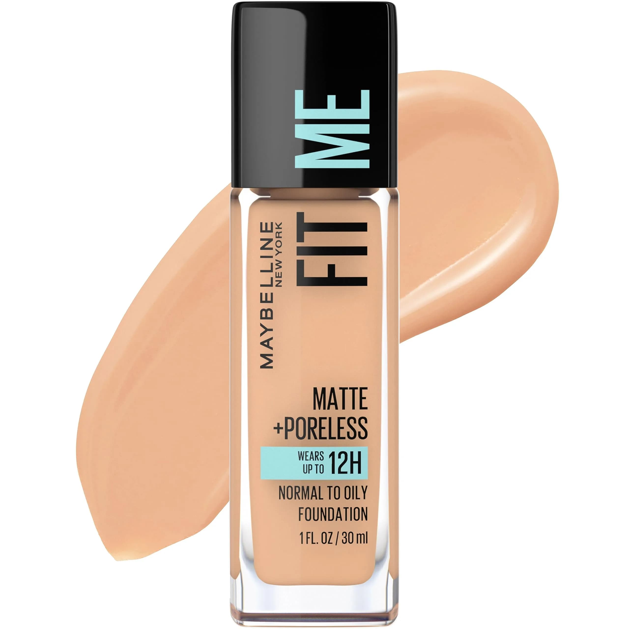 Maybelline Fit Me Matte + Poreless Liquid Foundation, 130 Buff Beige, 1 Fl Oz - main product image