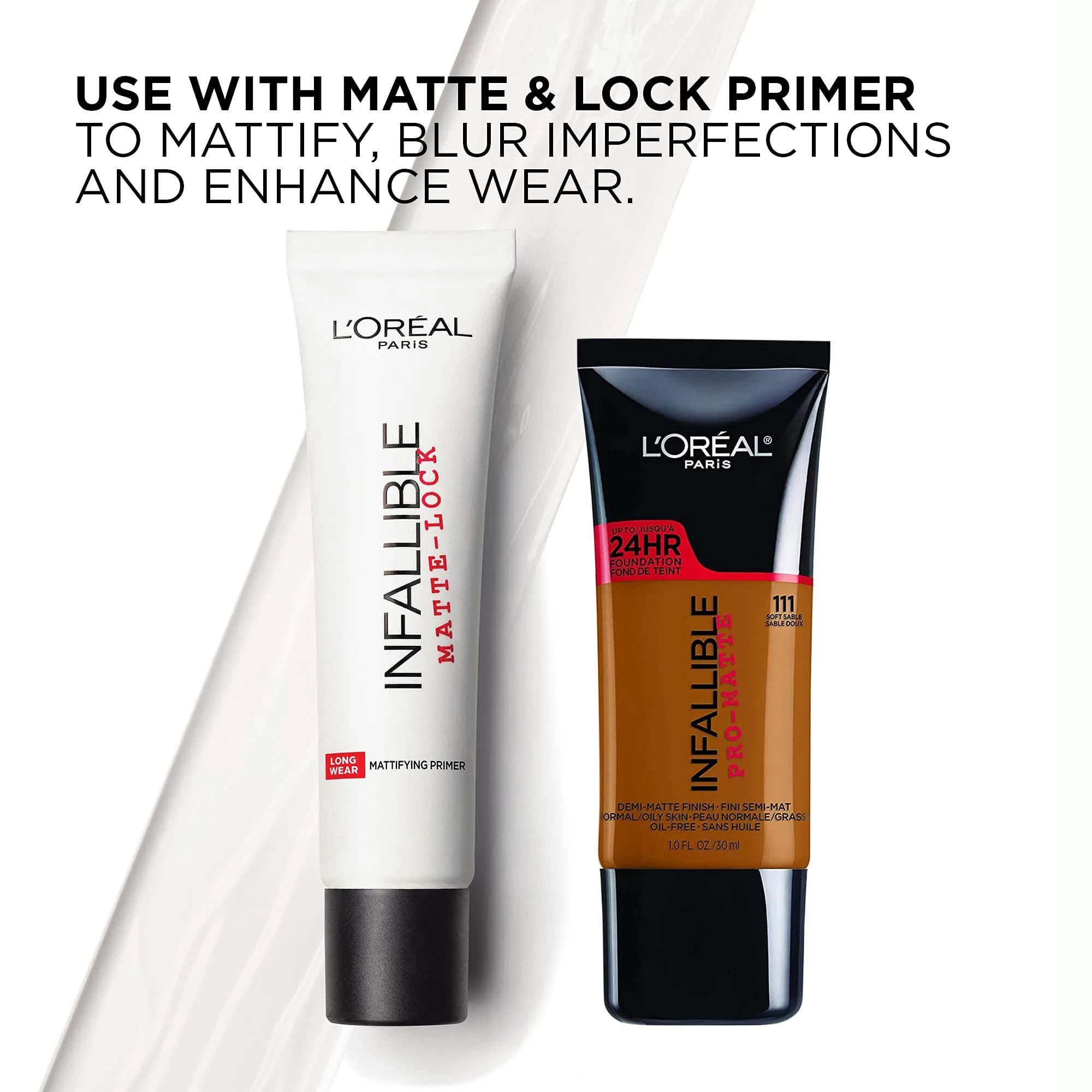 L'Oreal Paris Infallible Pro-Matte Liquid Foundation Créme Café 29.57ml (1 Fl Oz) | Demi-Matte Finish, Longwear - view 7