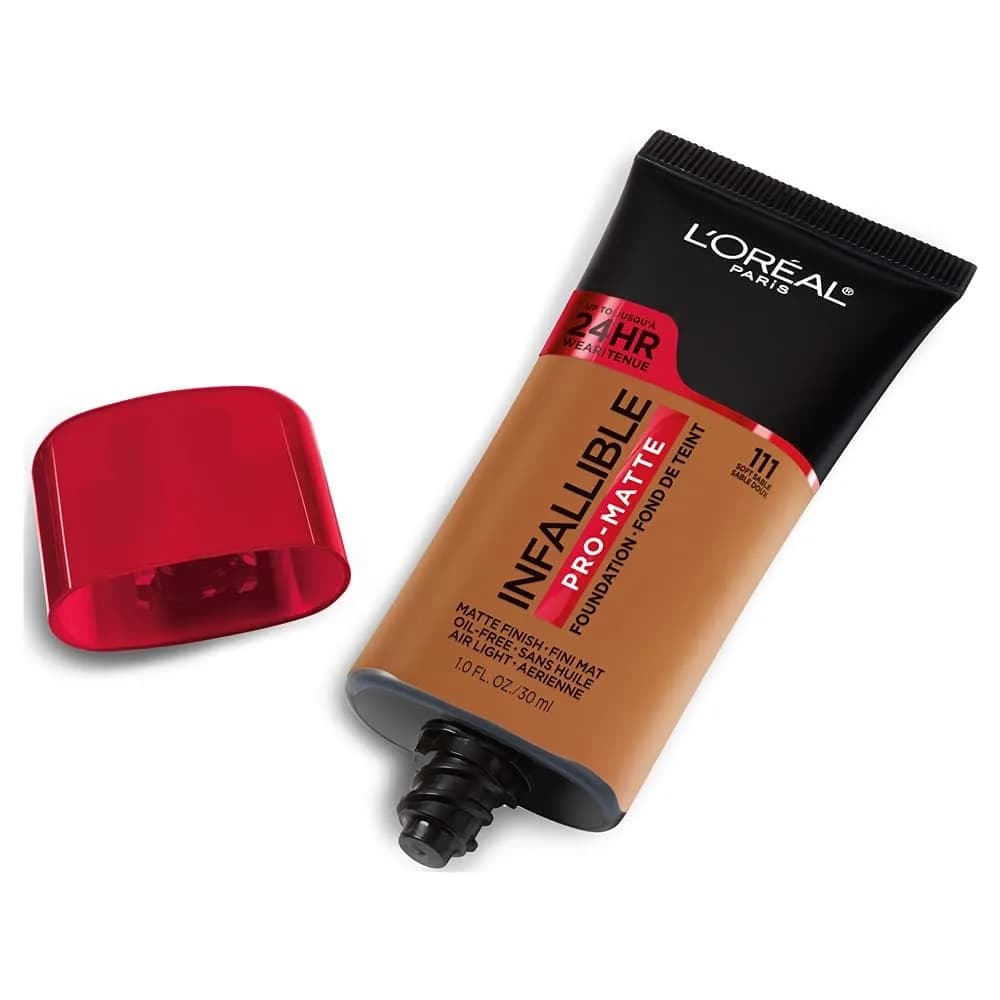 L'Oreal Paris Infallible Pro-Matte Liquid Foundation Créme Café 29.57ml (1 Fl Oz) | Demi-Matte Finish, Longwear - view 2