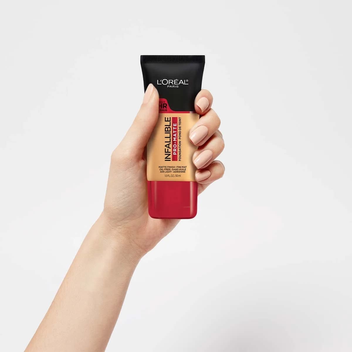 L'Oreal Paris Infallible Pro-Matte Foundation Golden Beige 29.57ml (1 Fl Oz) | Longwear Demi-Matte Finish - view 2